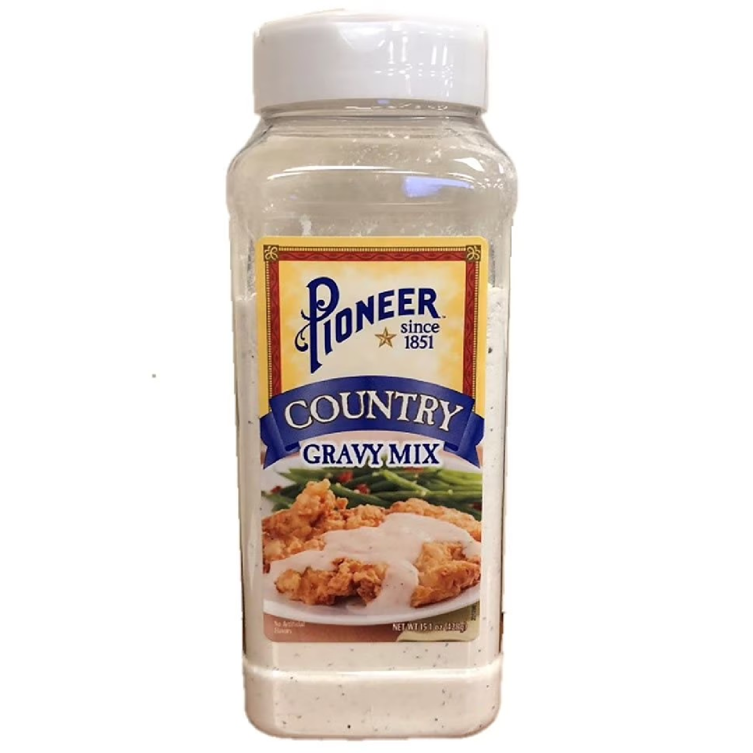 Pioneer Country Gravy Mix, 15.1 oz – Southern Style White Gravy, Easy Breakfast & Dinner Mix