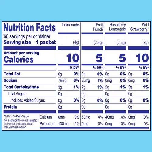 Crystal Light Drink Mix Variety, 60 Powder Packets