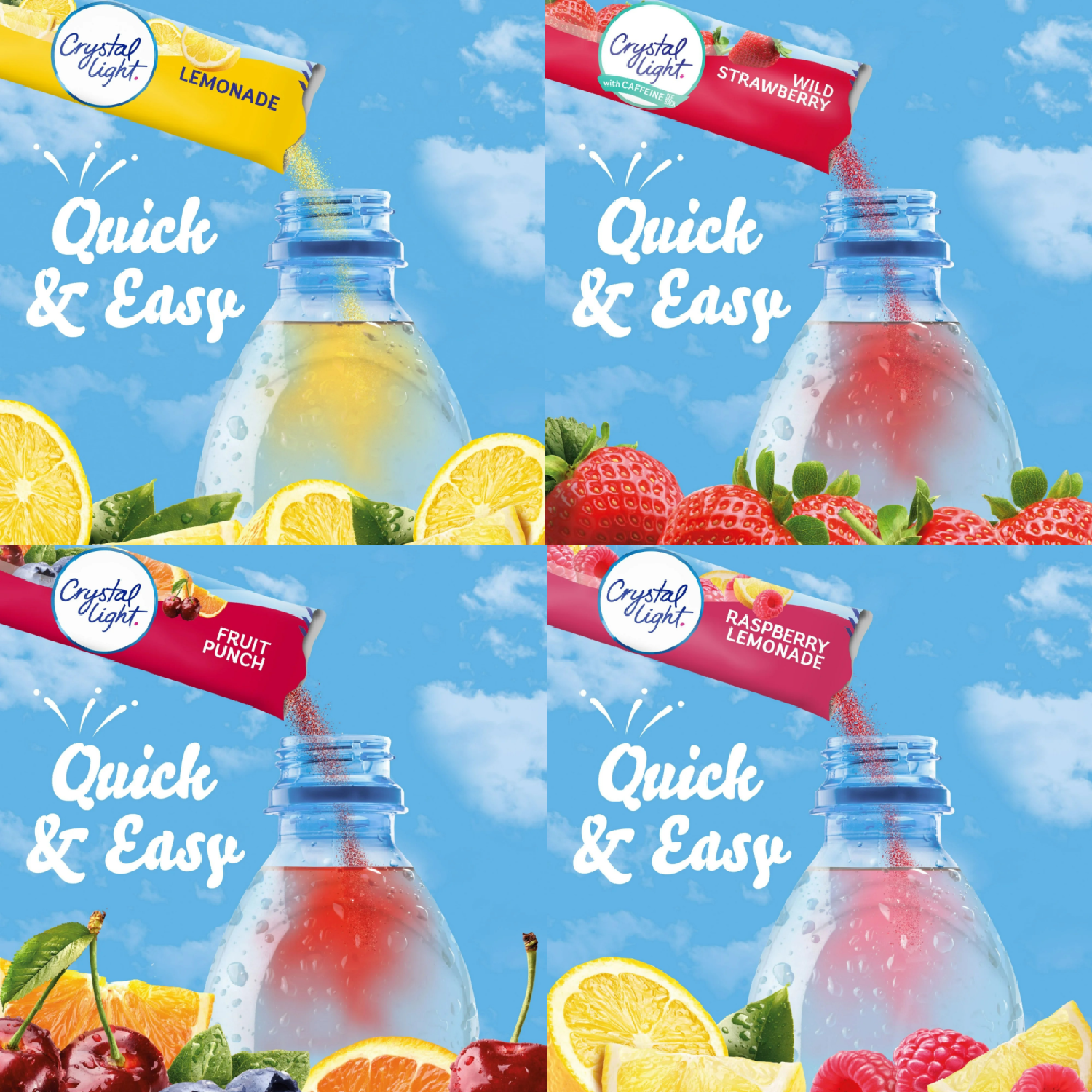 Crystal Light Drink Mix Variety, 60 Powder Packets
