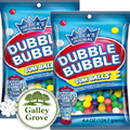 Dubble Bubble Mini Gumball Refill, 4.4 oz (2-Pack) with Galley Grove Mints